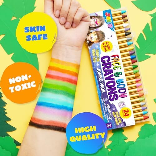 42PCS Face and Body Paint Crayons