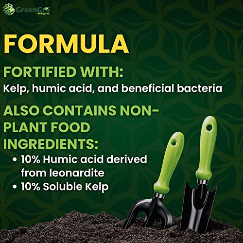 GreenGro Myco Mycorrhizal Inoculant, 8 oz, from Superior Strains | Ultrafine, Water Soluble Root Enhancer, Improves Nutrient Uptake, Eases Transplant, Indoor & Outdoor Plant Fertilizer