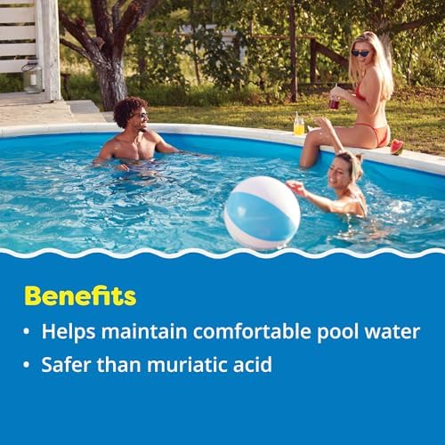 In The Swim Alkalinity Increaser for Swimming Pools - 25 Pounds | 100% Sodium Bicarbonate - Raises Alkalinity and Balances pH Levels in your Swimming Pool Water