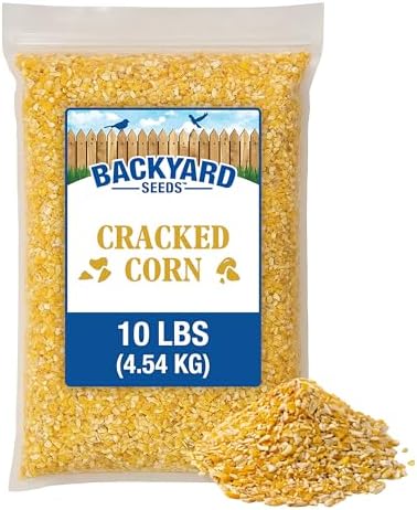 CountryMax 50LB Cracked Corn Chicken Feed, for Birds, Deer, Squirrels | High Energy, USA Sourced, Year-Round Feeding for Poultry, Wildlife, Birds. For Ground Feeding or Bird Feeders