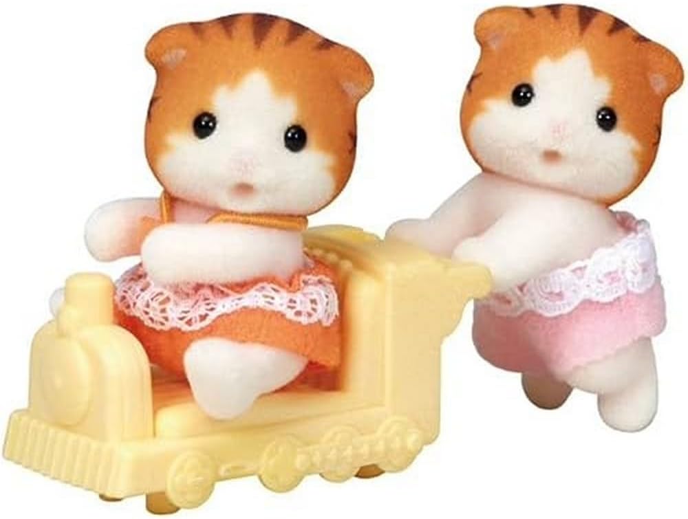 Calico Critters Hopscotch Rabbit Twins - Adorable Bunnies for Endless Imaginative Play. Bring Home the Double the Fun with These Charming Twins!