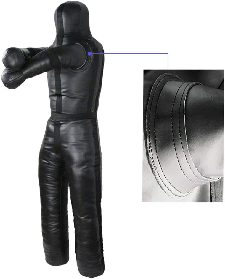Aoneky 6FT Unfilled Grappling Dummy for Adults, Heavy Duty MMA BJJ Wrestling Training Dummy