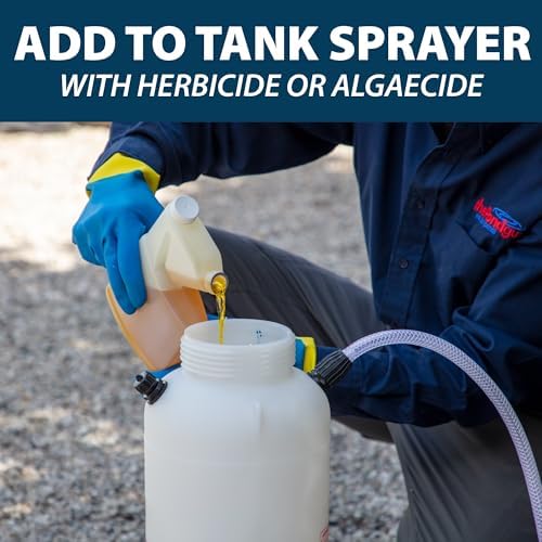 Airmax Treatment Booster Plus Aquatic Surfactant for Herbicide, 16 Ounces | Non-ionic solution for pond algaecide and herbicide treatments, safe liquid vegetation treatment