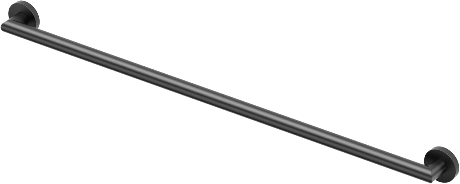 Gatco 970 Glam Shower Grab Bar, 12 Inch, ADA Compliant Stainless Steel, Satin Nickel, Wall Mounted Bathroom Handrail