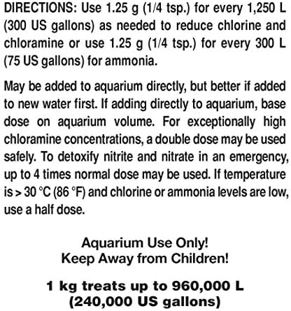Seachem Safe Concentrated Dry Conditioner for Fresh and Salt Water, 8.8 Pound Container