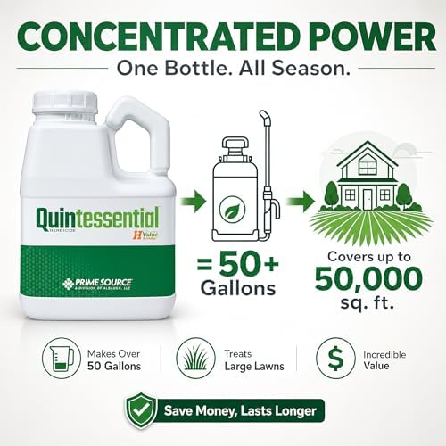Primesource Quinclorac 1.5L Select Liquid Crabgrass Killer (64 ounces), White