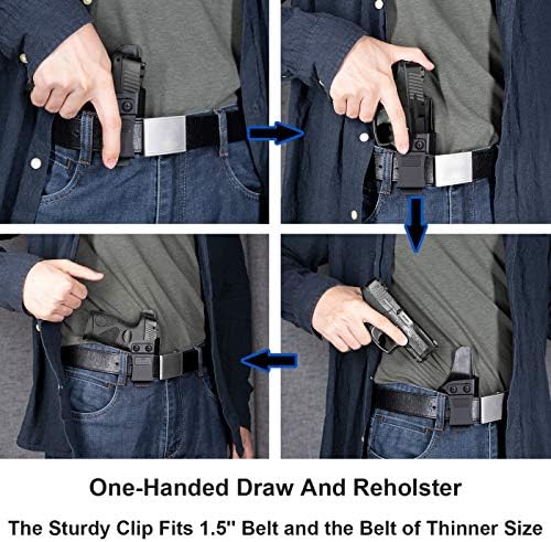 Taurus G2C & G3C Polymer IWB Holster Concealed Carry | Adj. Cant & Retention | Inside Waistband | Compatible with Taurus G3C/ G2C/ G2S/ PT111/ PT140