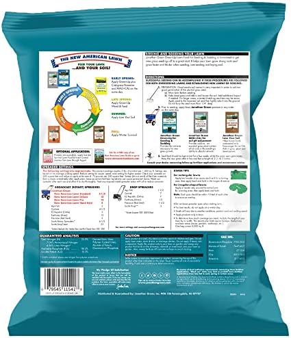Jonathan Green (11541) Green-Up Lawn Food for Seeding & Sodding - 12-18-8 Grass Fertilizer (5,000 Sq. Ft.)