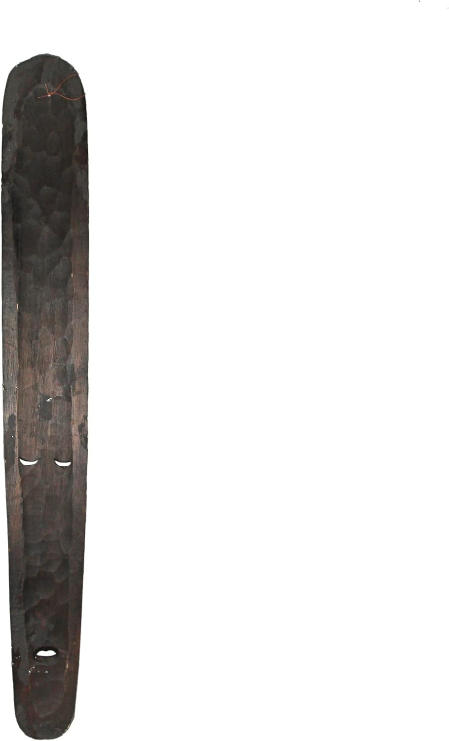 Zeckos Set of 5 African Tribal Mask Wall Hangings, 39 Inch Hand-Carved Wood | Hand-Stained and Hand-Painted Details, Crafted by Indonesian Artisans