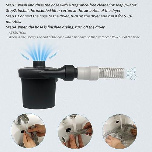 CPAP Hose Dryer Cleaning KIT with Filter Cotton, CPAP Tube Cleaner_Quick Drying Water_CPAP Cleaning Supplies