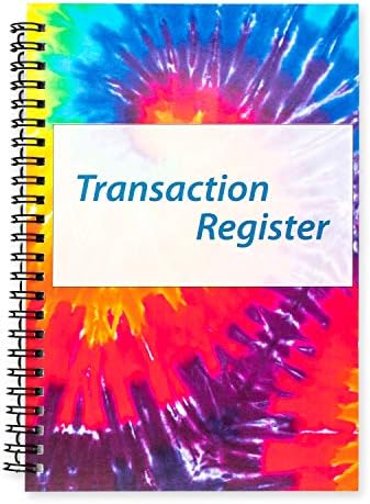 Side Spiral Bound Tie Dye Checkbook/Transaction Register