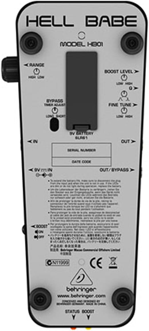 Behringer ULTRA METAL UM300 Heavy Metal Distortion Instrument Effect Pedal, Pink