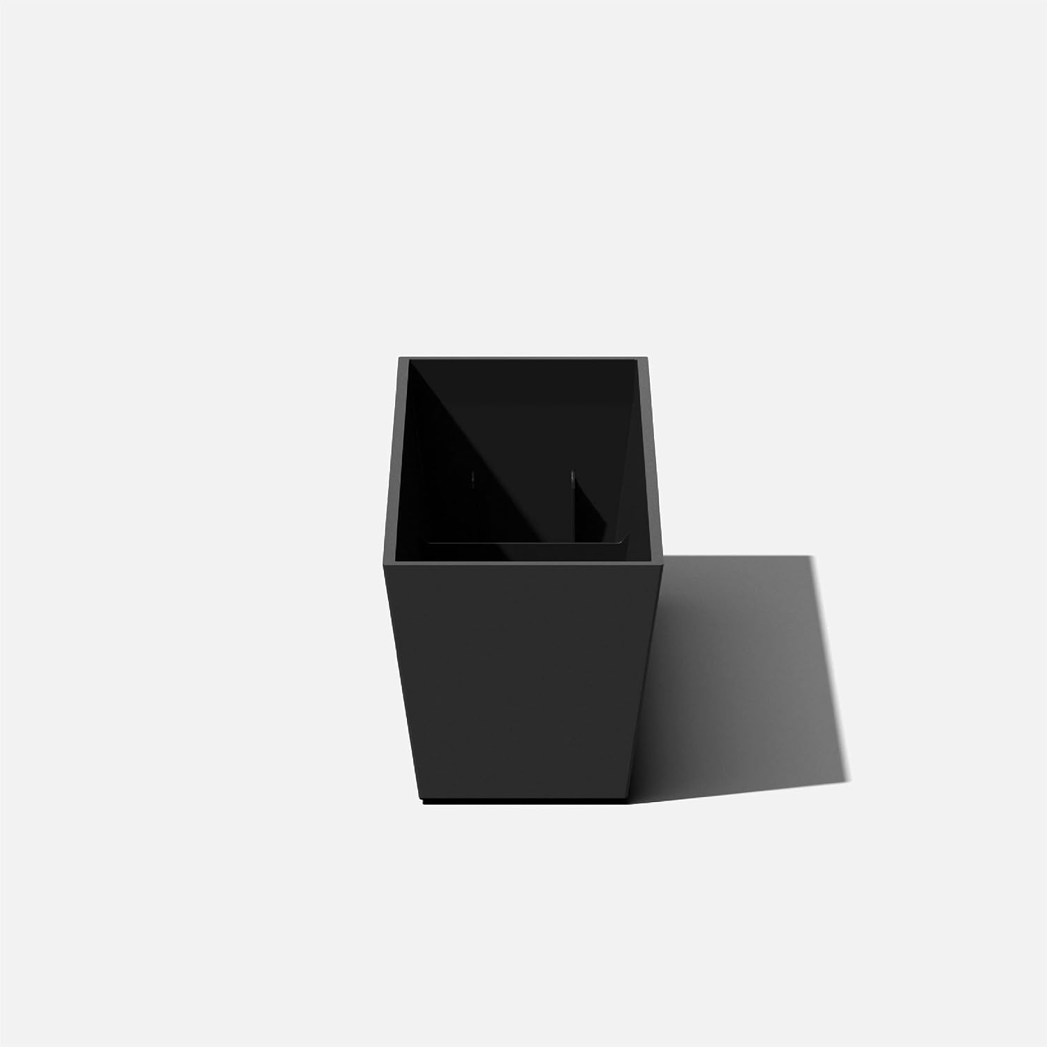 Veradek Pure Series Window Box Planter - Tapered Outdoor Planter | Made From Durable Plastic With Pre-Drilled Drainage Holes. Modern Patio/Tabletop Décor for Plants and Flowers