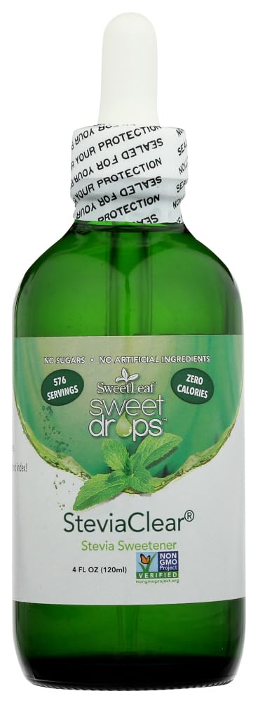 Sweetleaf Stevia Extract Clear Liquid 4 Oz X 2