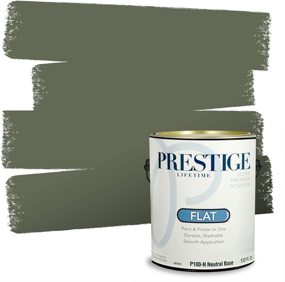 PRESTIGE Interior Paint and Primer in One, Garden Sage, Eggshell, 1 Gallon
