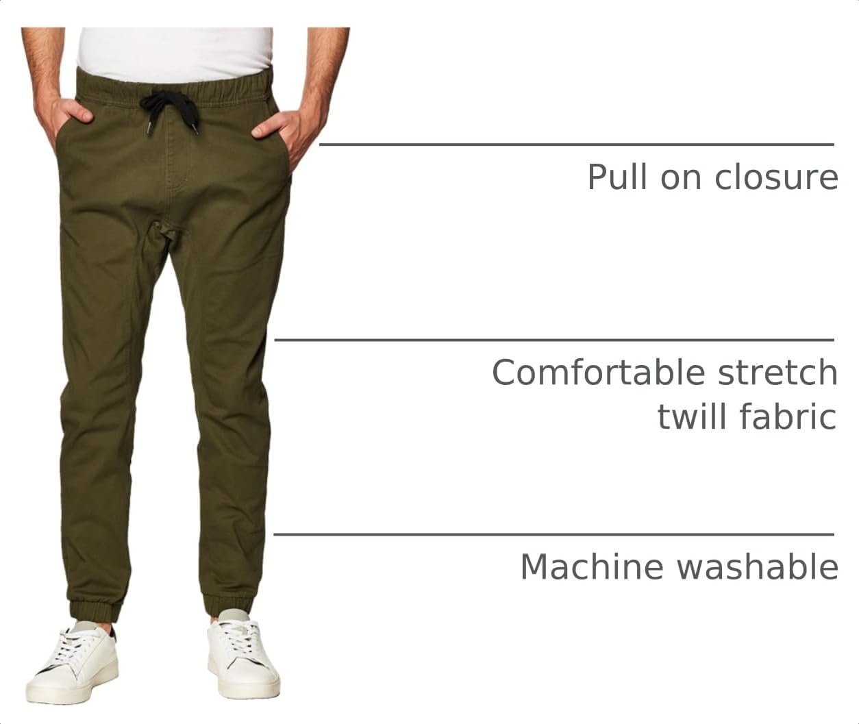 Southpole Mens Twill Jogger