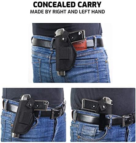 Gun Holsters for Men/Women, 380 Holster for Pistols, Universal Airsoft Right/Left, IWB/OWB 9mm Holsters for Concealed Carry, Fits Glock