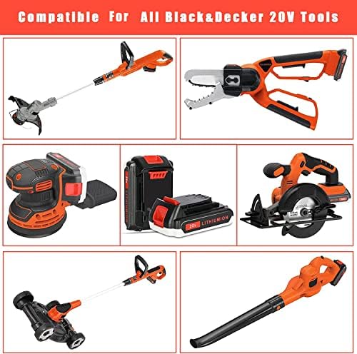 JYJZPB Replace Battery for Black and Decker 20V Lithium Battery LBXR20 Tool