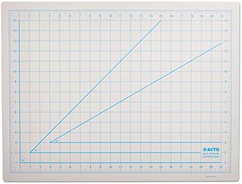 X-ACTO Self-Healing Cutting Mat, Non-Stick Bottom, Gray, 18x24 Inches