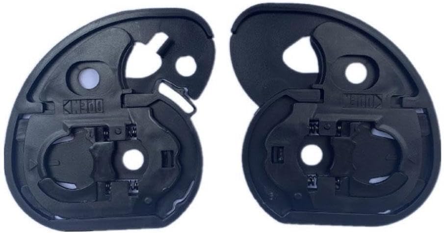 1 Pair HJC Gear Plate Motorcycle Helmet Mounts Base Shield Adaper Compatible Compatible with CL-15 CL-16 CL-17 TR-1 CS-R1 CS-R3 CS -15