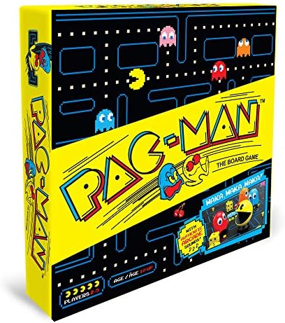 Buffalo Games - Pac-Man Game, 10 years + | Play as Pac-Man or Ghost, Built-In Retro Arcade Sounds, Electronic Pac-Man Pawn, 2 to 5 Players
