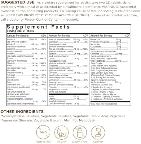 Solgar, Formula Vm 2000 Multinutrient System, 180 Count