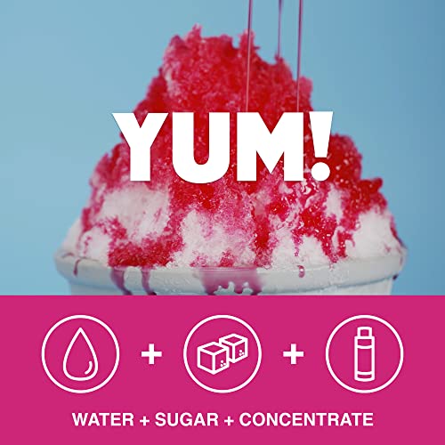 Hypothermias Shaved Ice and Snow Cone Syrup Unsweetened Flavor Concentrate - 4 Fl. Oz - Makes 1 Gallon of Ready to Use Syrup - Banana - Must Add