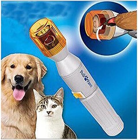 Fakeface Battery Powered Safe Auto Electric Pet Nail Clippers Trimmer Dog Cat Gentle Claw Paw Care Grinder Grooming Drill File Kit Nail Gentle