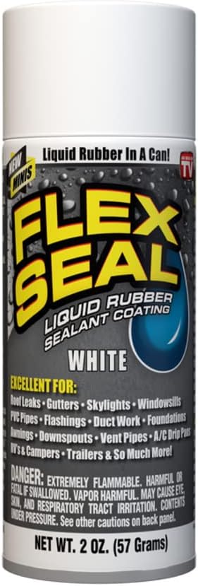 Flex Seal White Rubber Spray Sealant 2 oz.