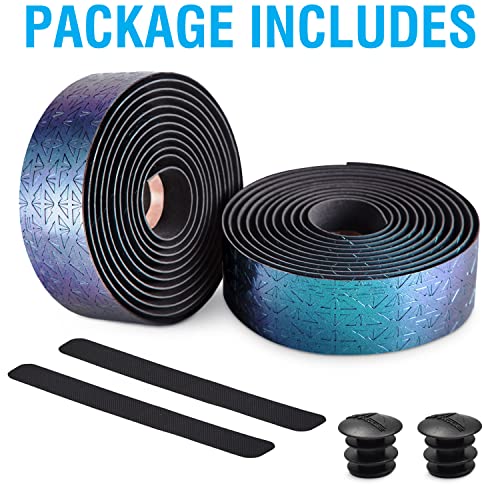 MARQUE Pro Bike Handlebar Tape – Road Cycling Bicycle Handle Bar Wrap with Adhesive Backs