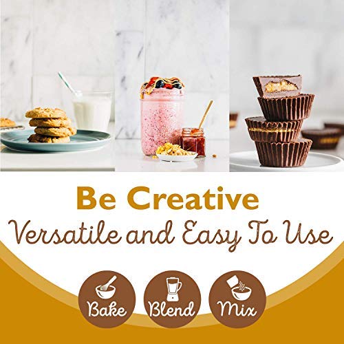 PB2 Powdered Peanut Butter Bundle - Original PB2 and Cocoa PB2 Peanut Butter Powder (Two 16oz Jars)