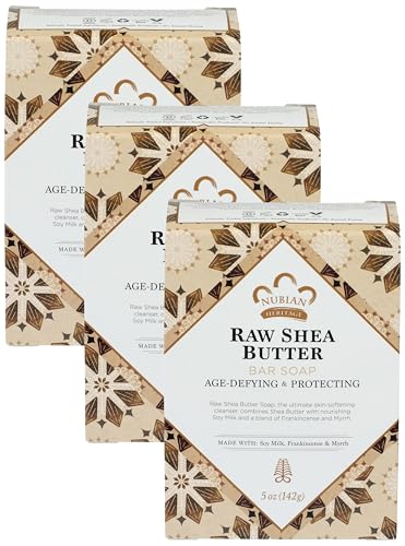 Bar Soap Raw Shea Butter 5 Oz By Nubian Heritage