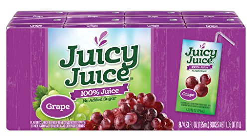 Juicy Juice Apple, 4.23 Ounce Boxes, 8 Count (Pack of 5)