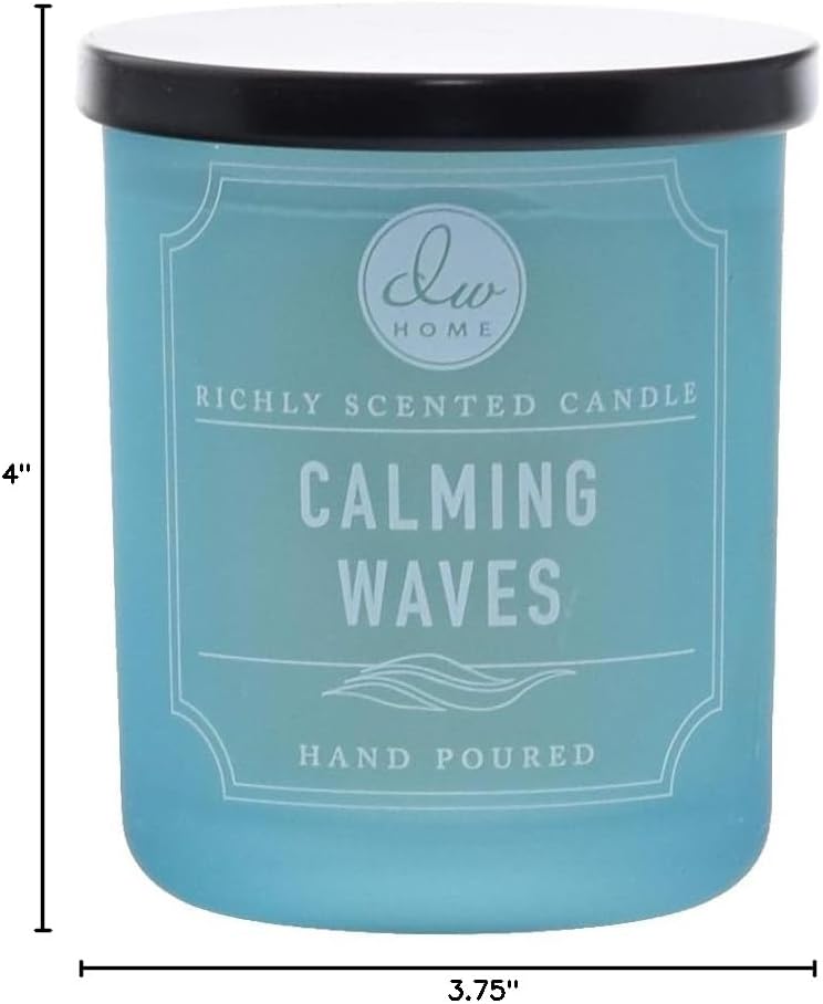 DW Home Peony Petals Scented Candle for Home, 9 oz, 8.8 oz Candle Jar, Up to 33H Burn Time, Luxury Scented Candle for Relaxation, Gifting, Home Décor