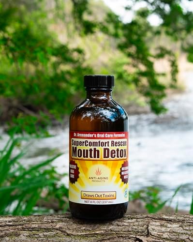 Healthy Teeth & Gum Mouthwash 8 fl oz, Herbal Oral Rinse for Fresh Breath | Organic, alcohol- & fluoride-free, non-GMO; supports healthy gums & enamel
