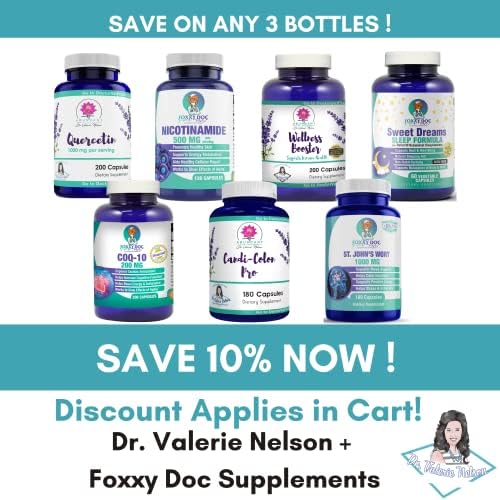 Nicotinamide 500 mg - Vitamin B3 – Energy; Cell & Skin Health. Value Priced - Flush-Free - 120 Veggie Caps by Foxxy Doc