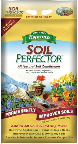 Espoma Soil Perfector Permanently Improves All Soils. A Simple One Time Application Prevents Compaction and Promotes Plant Root Growth. 30 lb. Bag ~