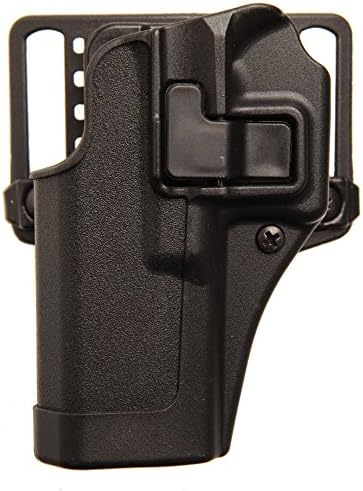 BLACKHAWK Serpa CQC Belt Loop and Paddle Holster For Glock 26/27/33, Right Hand, Matte Black - 410501BK-R
