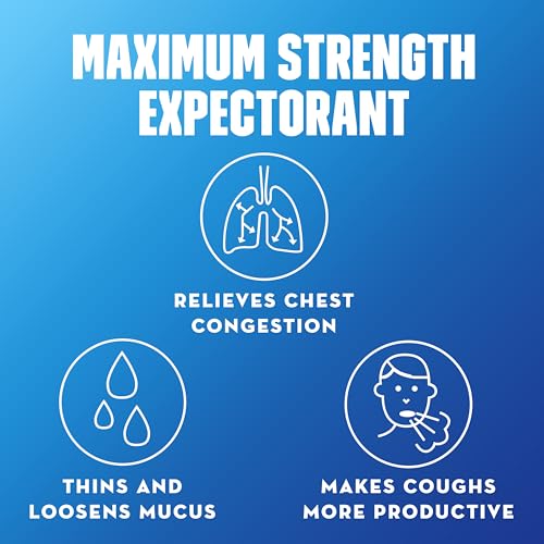 Chest Congestion, Mucinex Maximum Strength 12 Hour Extended Release Tablets, 42ct