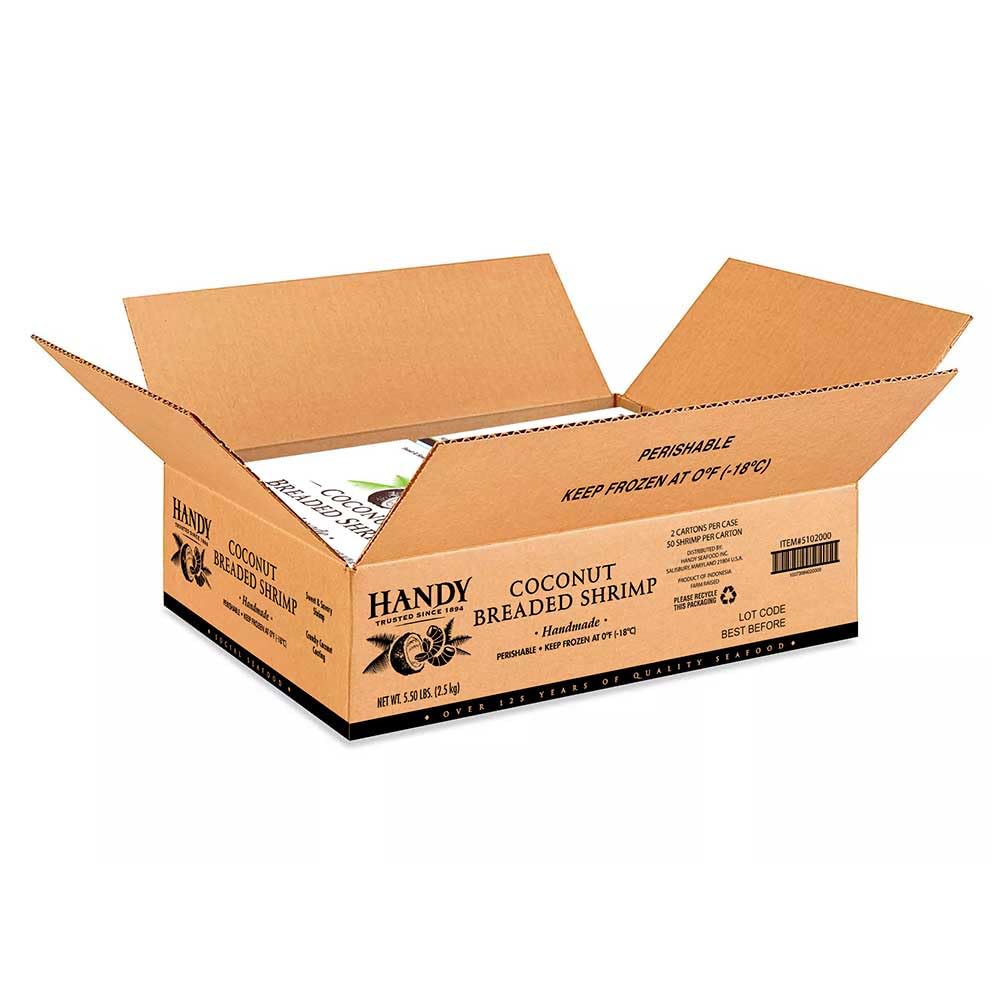 Handy Coconut Breaded Shrimp -- 100 per case.