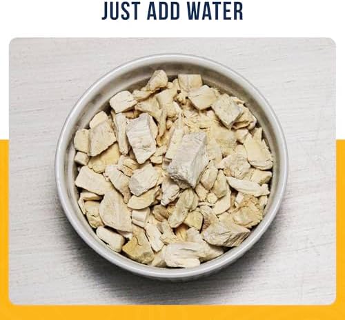 Augason Farms Cooked Freeze Dried White Meat Chicken Dices Can | Emergency Food Supply, Everyday Meals, 15 Servings