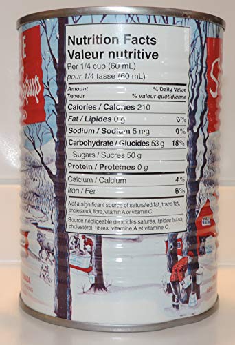 Decacer Pure Maple Syrup, 1 Medium, 540ml/18.26oz. Can,(8pk) (Imported from Canada)