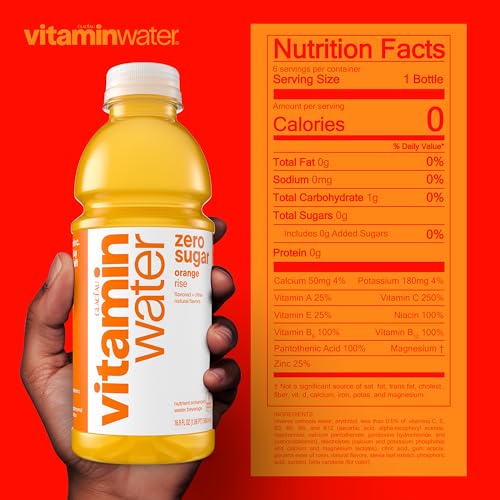 vitaminwater Zero Rise Water, 16.9 Fl Oz (pack of 6)