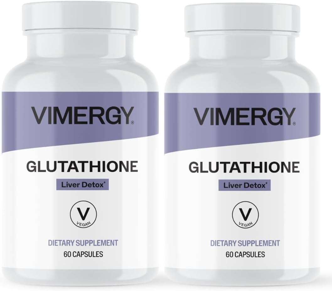 Vimergy Glutathione, Vegan Liver Detox*, 60 Capsules and Servings