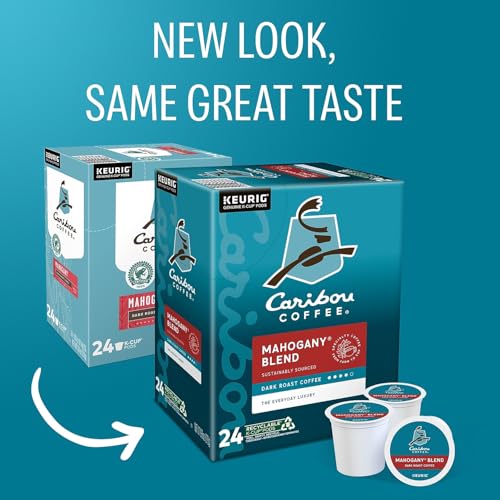 Caribou Coffee Caribou Blend Keurig Single-Serve K-Cup Pod, Medium Roast Coffee, 72 Count