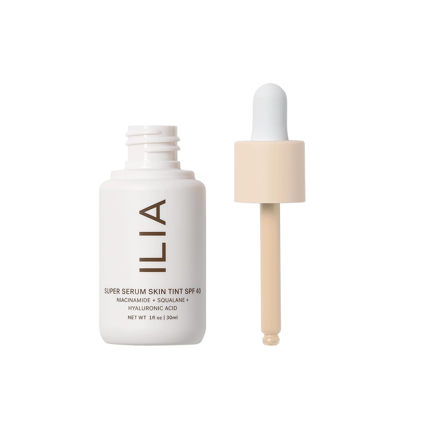 ILIA - Super Serum Skin Tint SPF 40 (Diaz ST7, 1 fl oz | 30 ml)