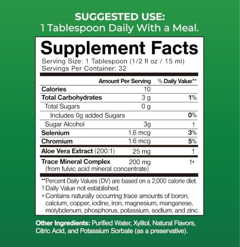 Tropical Oasis - Premium Ionized Plant Based Trace Minerals Liquid Formula- 74 essential minerals in liquid form for up to 96% Absorption - 16 oz, 32 servings