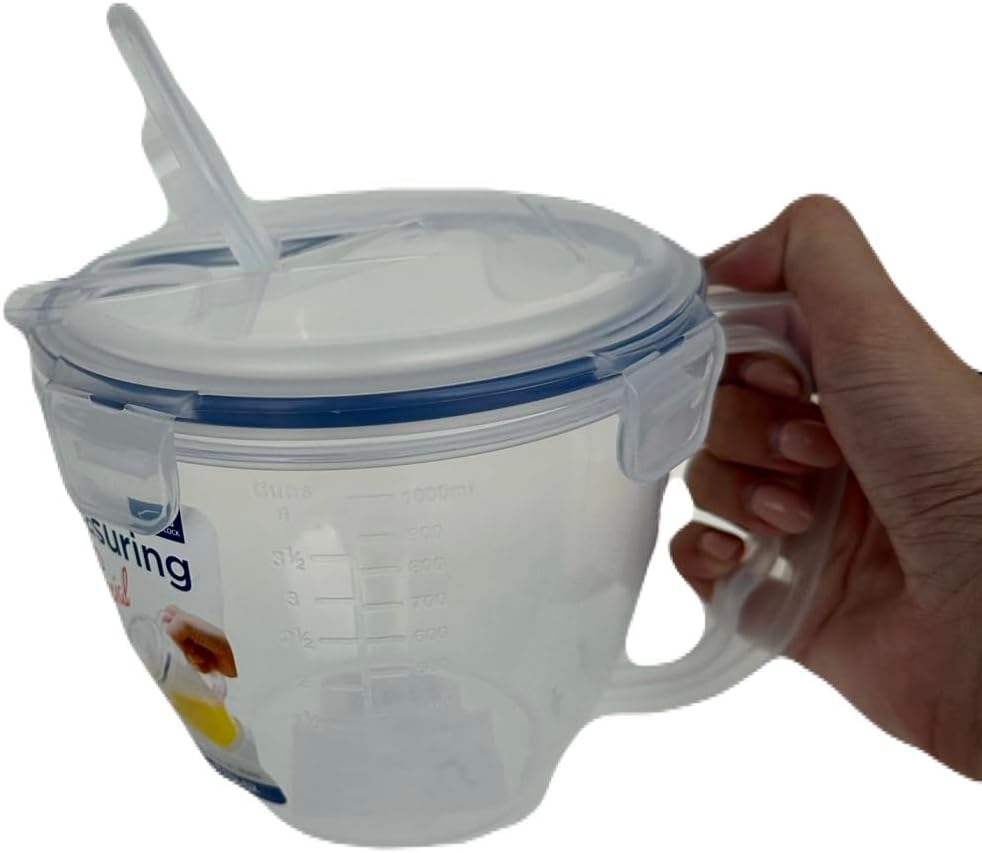 LOCK & LOCK SPECIAL Measuring Bowl with Handle 33.81-oz / 4.23-cup (1)