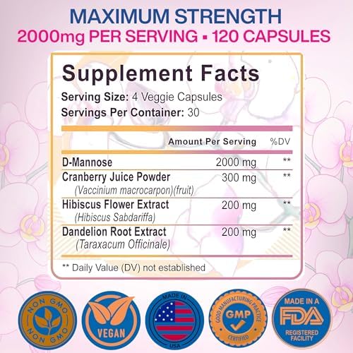 Urinary Tract Health Supplement For Women - Daily Bladder & PH Support