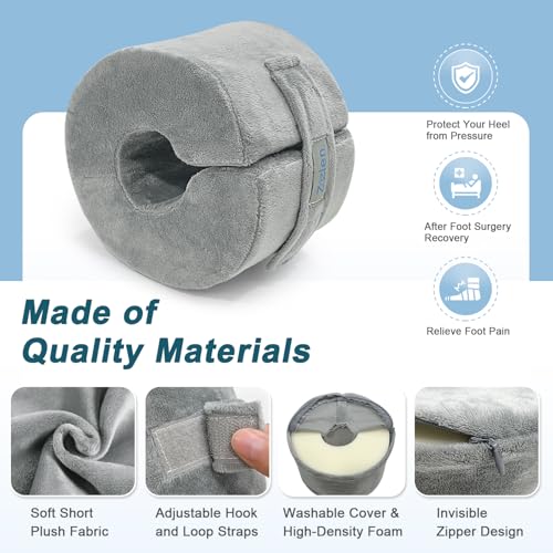 Foot Elevation Pillow Ankle Protector Support Elevated Foot Heel Pillow Elevator Feet Foam Wedge Leg Rest Post Surgery Pillow Bed Pressure Sore